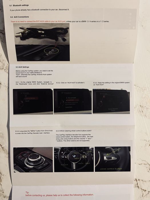 BMW CarPlay / Android Auto MMI Box CIC