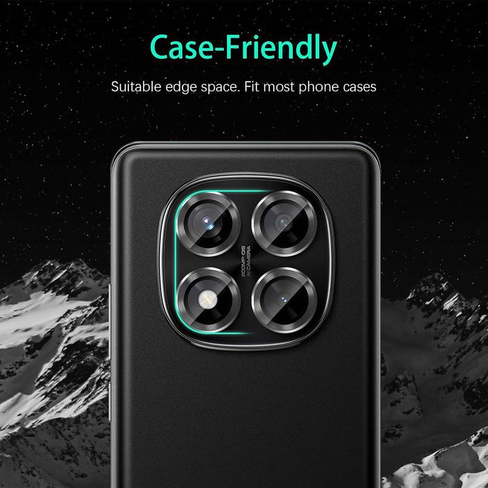 Стъклен протектор за камера тип рингове за xiaomi redmi note 14 pro 5g