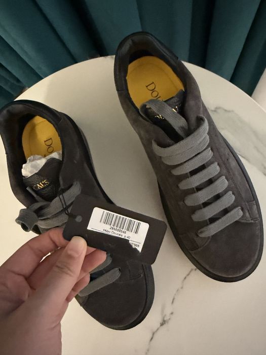 DOUCAL'S серые замшевые кроссовки