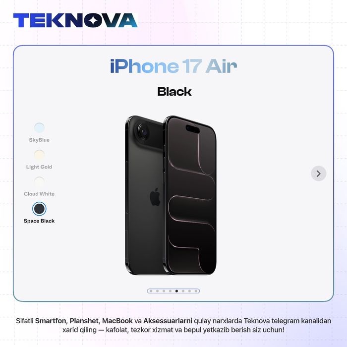 iPhone 17 Air 256GB / 512 GB / 1TB