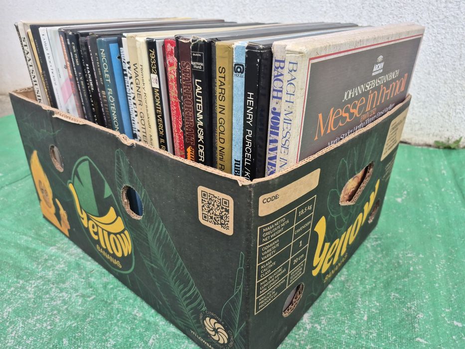 Vând Lot 200LP Discuri Vinil colectie muzică clasică mixta