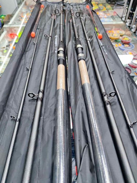 Pro FL Black Фидер въдици на 3 части с дължина 3.90 и акция 50-100-150
