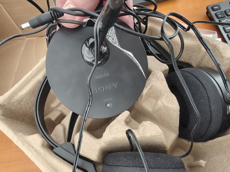 Безжични слушалки Sony MDR-RF865RK RF, черни