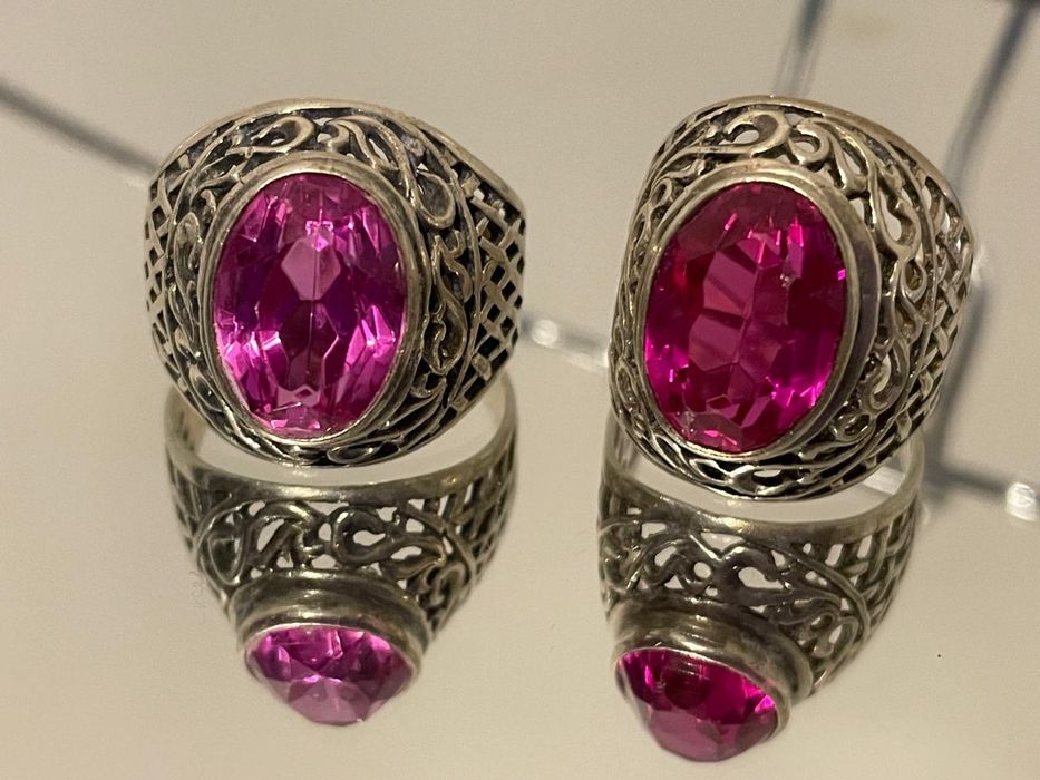 Серебро наборы и кольца