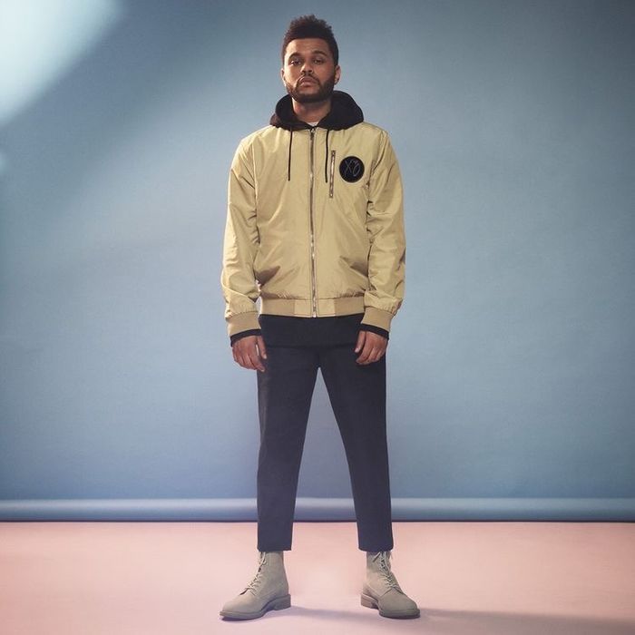 XO The Weeknd X H&M Bomber Jacket страхотно яке/бомър - L