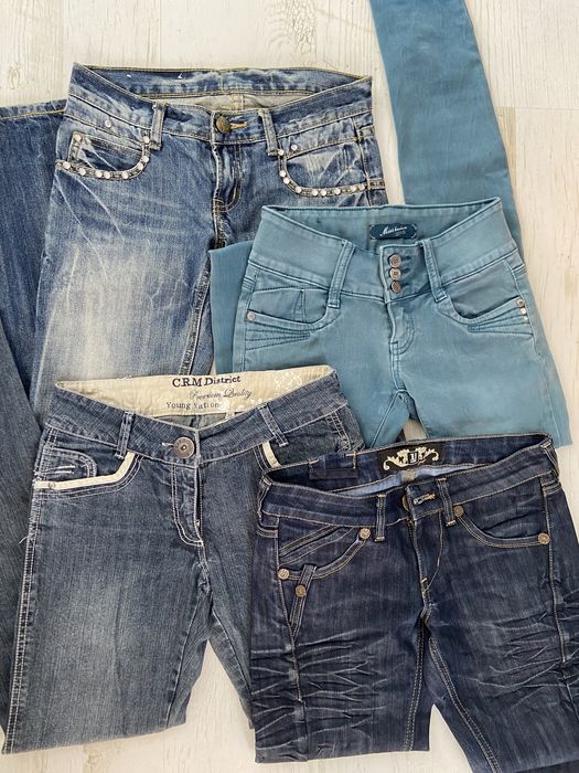 Лот 3 чифта дамски дънки и панталон Xs/ S