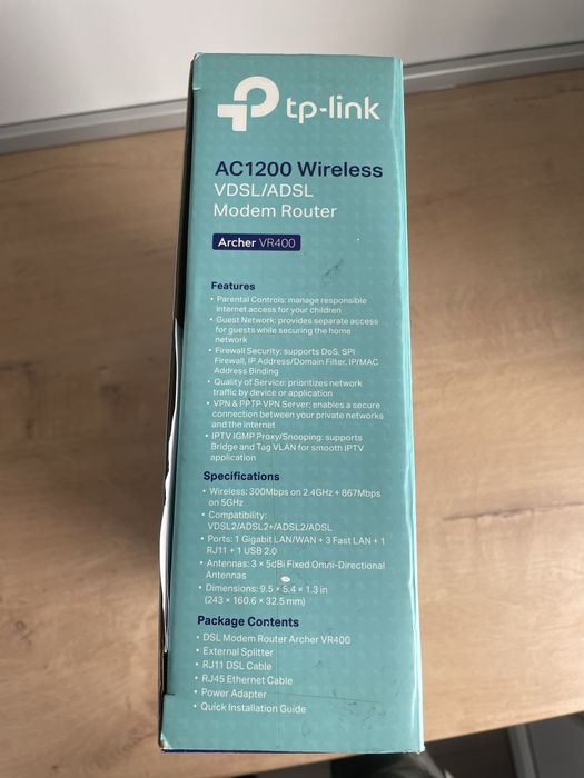 Роутер TP-Link ARCHER VR400