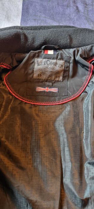 Geaca de barbati, Lee Cooper, slimfit, groasa, cu puf, neagra, M