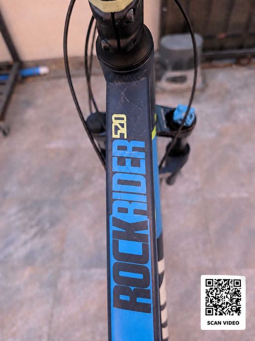 Bicicleta MTB B'Twin Rockrider 520, 27.5", marimea L, aluminiu, 24 viteze
