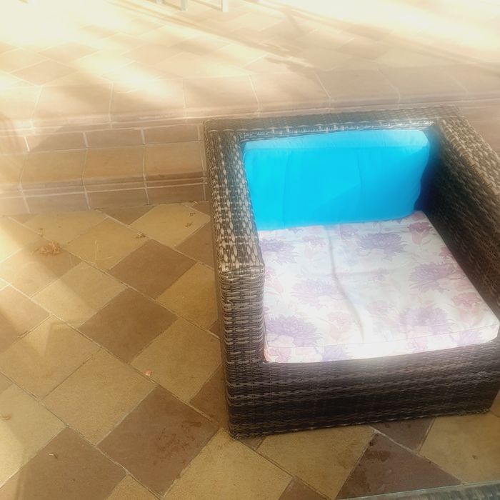 Ратанов комплект за градина и терасата