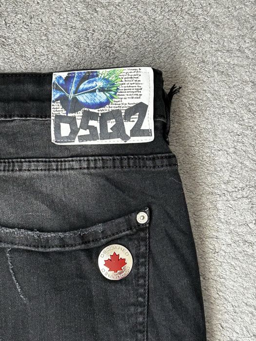 Dsquared2 Black Denim Medium Straight