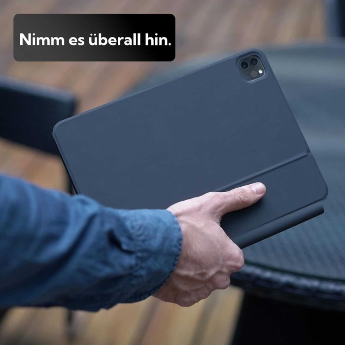 Магнитен калъф с клавиатура за iPad 10-то, 11-то поколение A16 2025