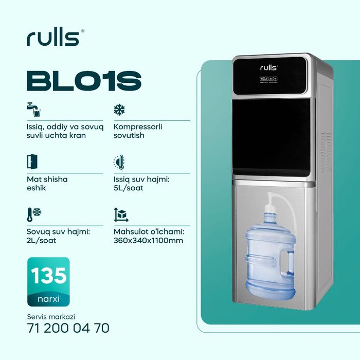 Dunyoda yagona suv kuller рассрочка есть 2026 new 24/7