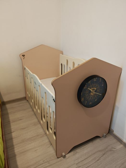 Pătuț copii 120x60 cm cu saltea nouă
