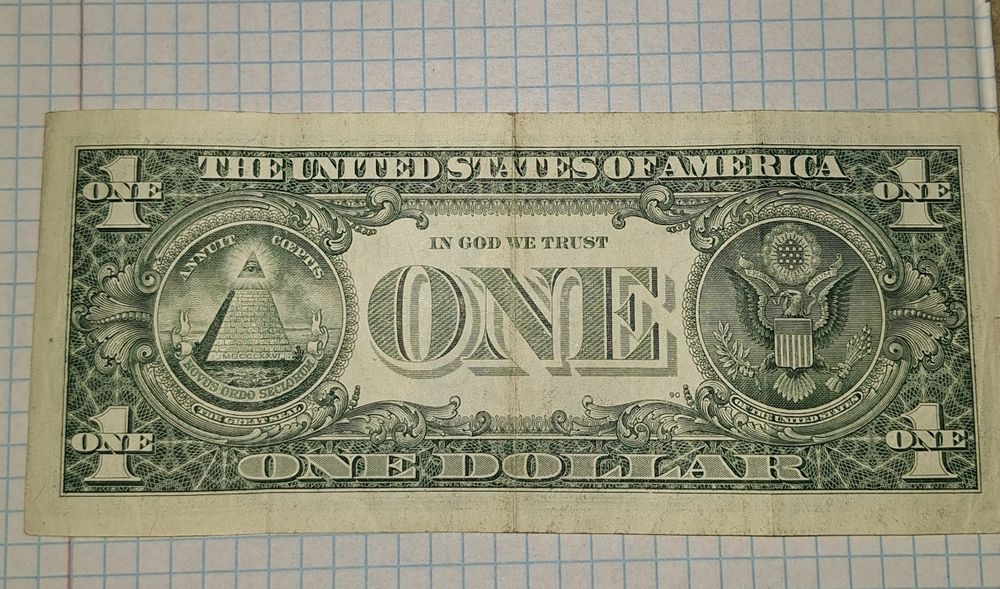 Federal Reselve Note 1 dollar