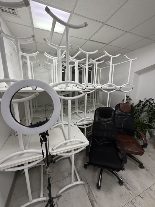 Мебель бу для офиса +столы парты/компьютеры