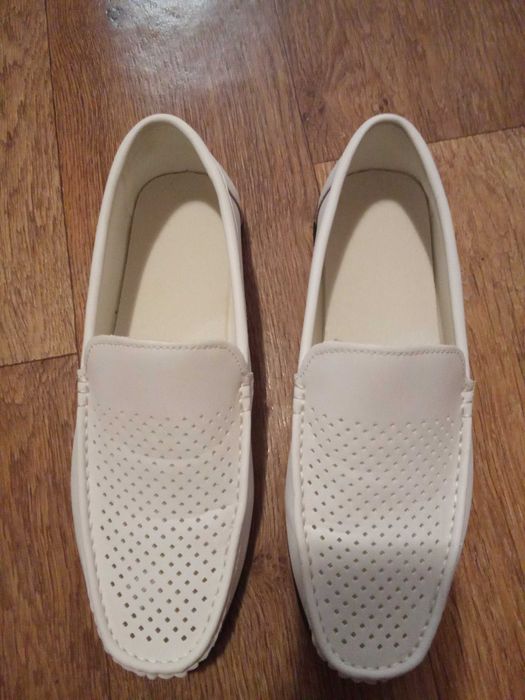 Туфли летние белые