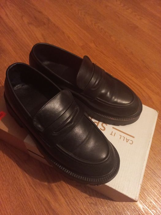 Туфли чёрные для школы в самый раз