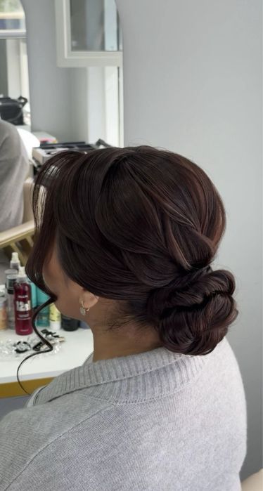 Макияж  прическа