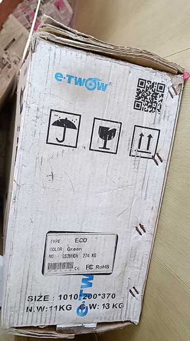 Электросамокат E-TWOW S2 Booster Plus V, зеленый
