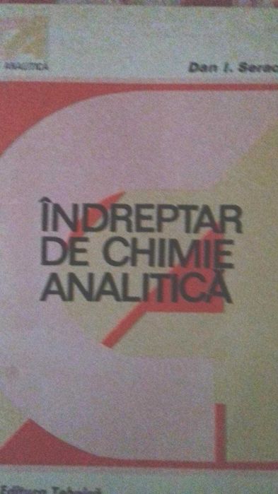 Vând Îndreptar de chimie analiticâ