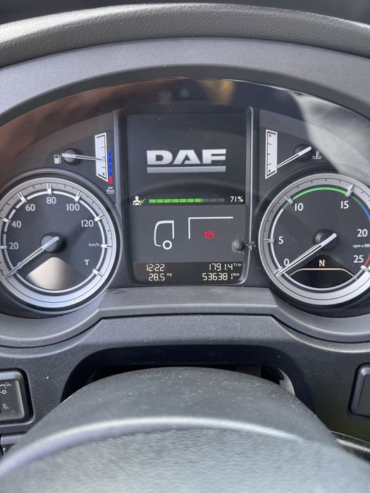 DAF xf 2016 cu anvelope noi /taho nou/ revizie .