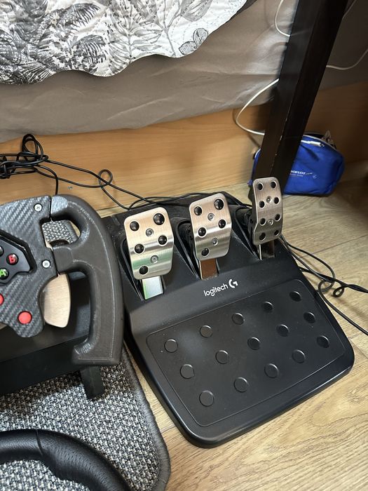 Logitech G920 PC XBOX LAPTOP+ shifter + McLaren GT3 mod