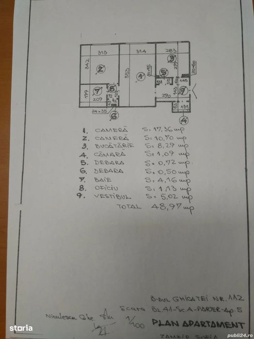 Apartament 2 camere | Tei | 50 mp | Parter | Ghica Tei | 0% Comision — fotografia 3