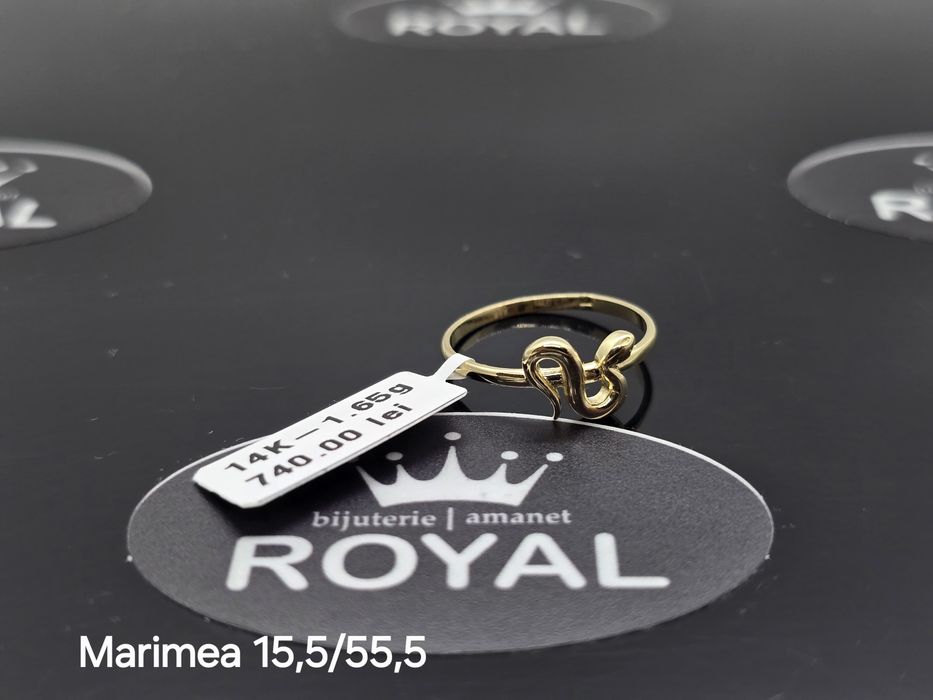 Bijuteria Royal: Inel aur 14k/1.65 gr
