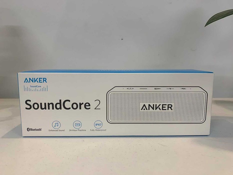 Anker SoundCore 2 Bluetooth Колонка, Силен Бас, 12W