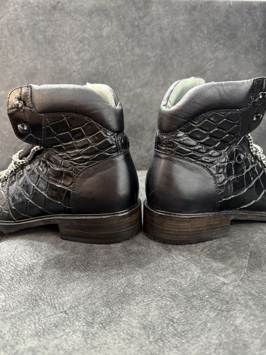 Ghete piele de aligator Belvedere Damian Artisan !OFERTA!