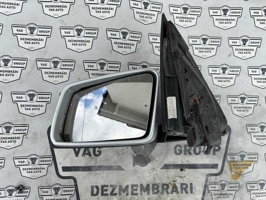 Oglinda Stanga Electrica Mercedes C Class W204 2007 - 2014 argintie