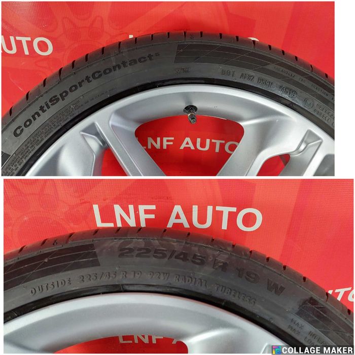 Roti Jante Anvelope VARA - 225/45/19 - 5x105 - OEM OPEL MOKKA - CA NOI