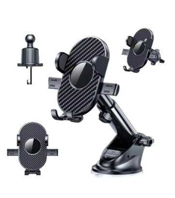 Стойка №3981 за телефон вакуум 360 ° 2в1 със 2 захвата