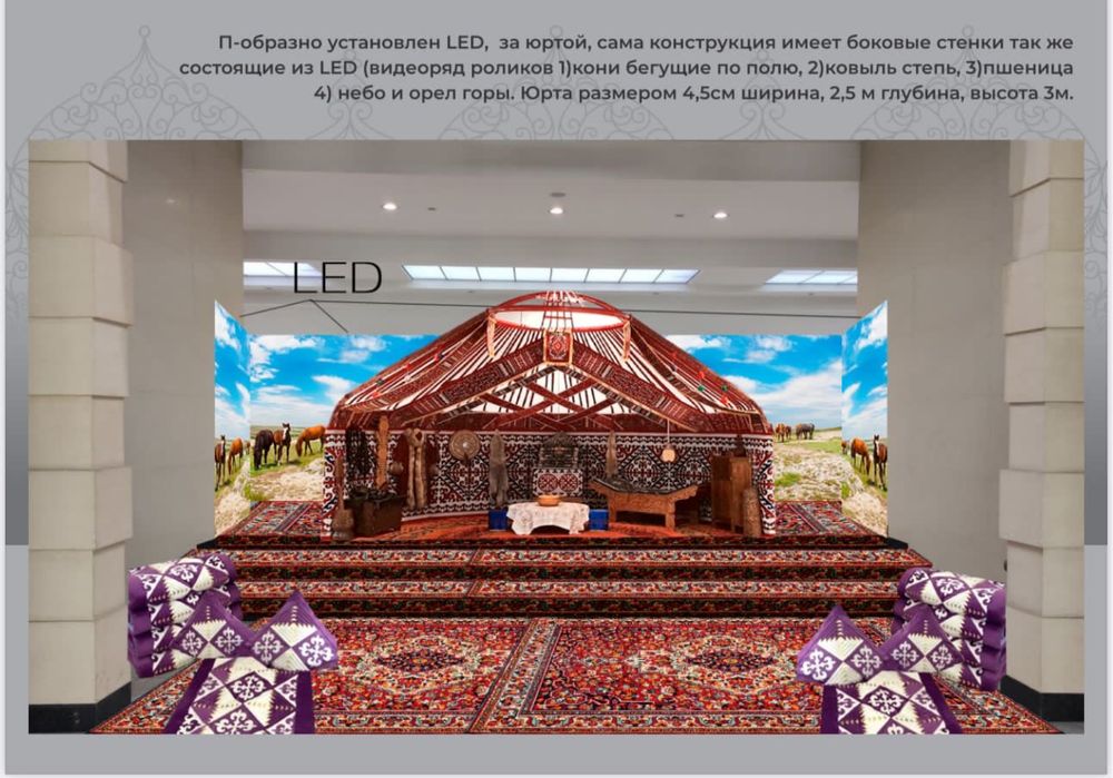 Юрта казахская киіз үй