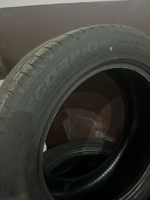Автошины комплект лето б/у 235/55