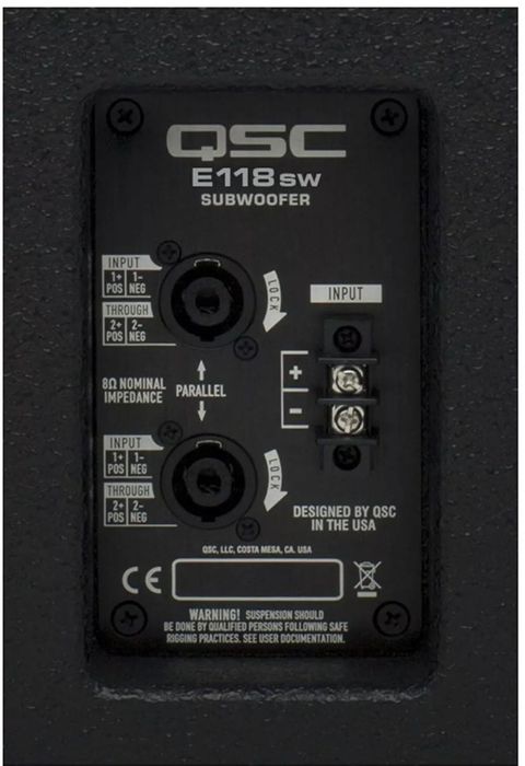 Нови  бас колони QSC / ПАСИВНИ / E118 18 инча,  800 вата 3200 пик !