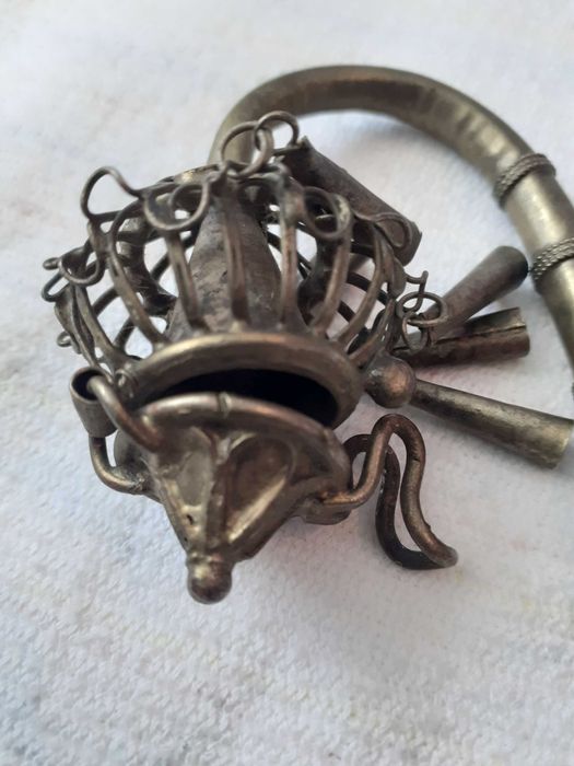 pipa tibetana opiu argint tibetan