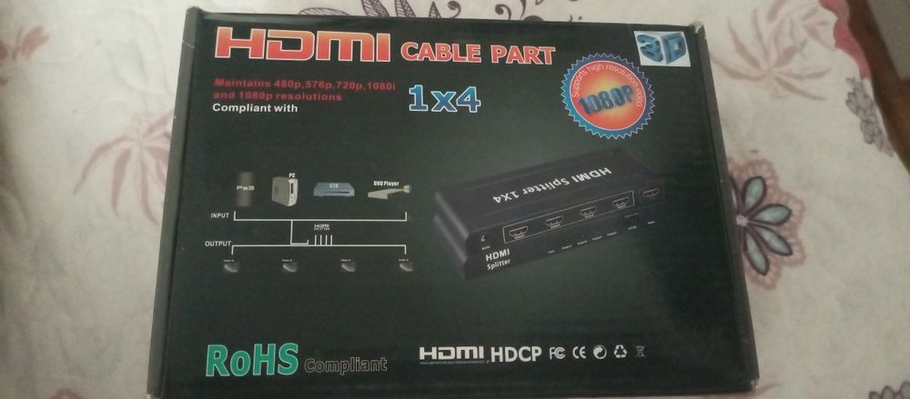 Hdmi splinter  1×4