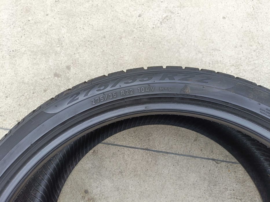 O anvelopa iarna 275 35 22 pirelli scorpion winter profil de 6,8 mm
