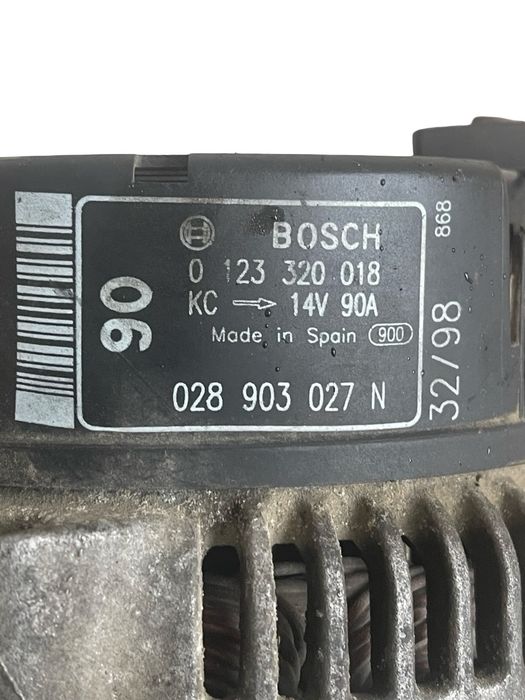 Alternator Volkswagen Lt 28-35 Ii Bus 2Db, 2De, 2Dk 1996 - 2006 2.5 Sd