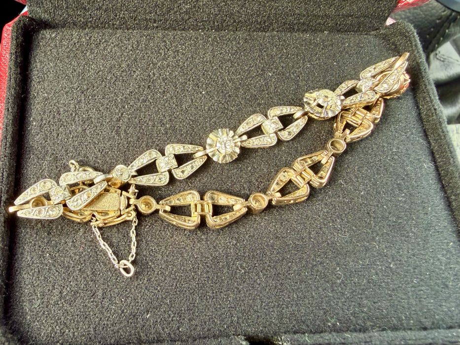 Златна гривна 18к Art Deco