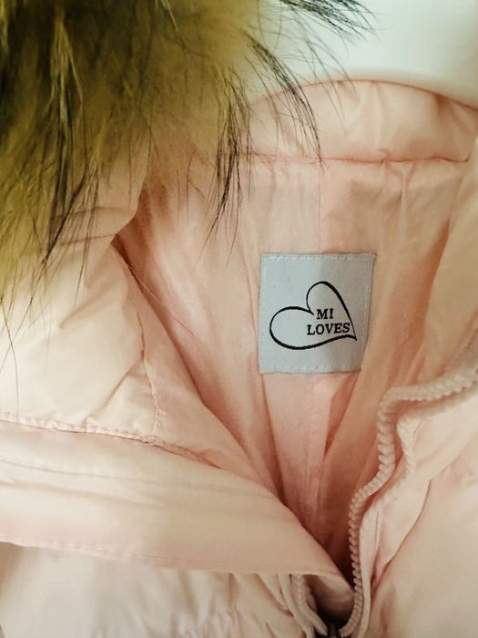 Зимно космонавтче с качулка от естествен косъм