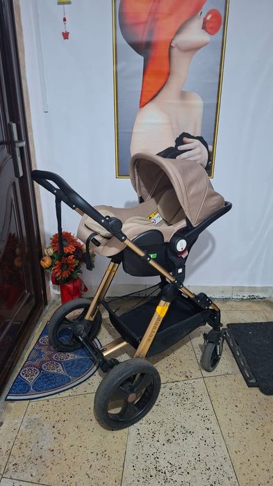 Carucior copii pliabil 3 în 1 Chipolino Havana