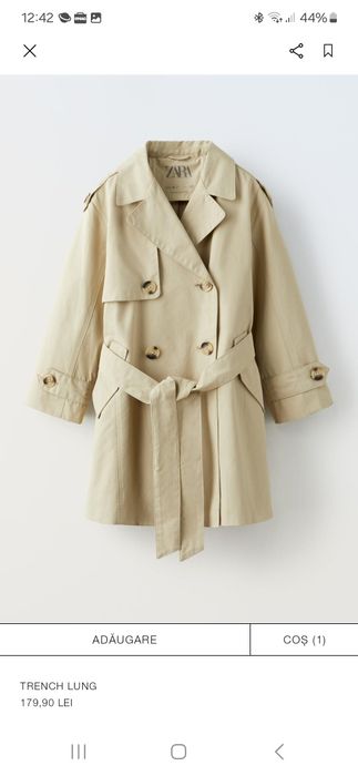 Trench lung ZARA
