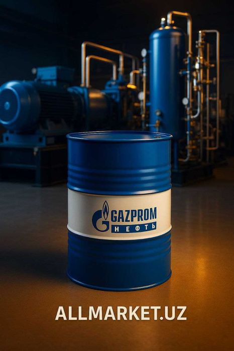 Компрессорное масло Gazpromneft КС-19 205л (Россия) + насос