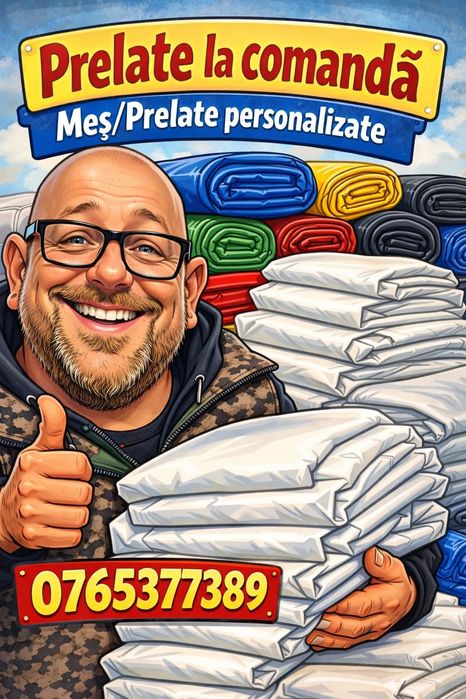 Prelata impermeabilă+panza (meș)