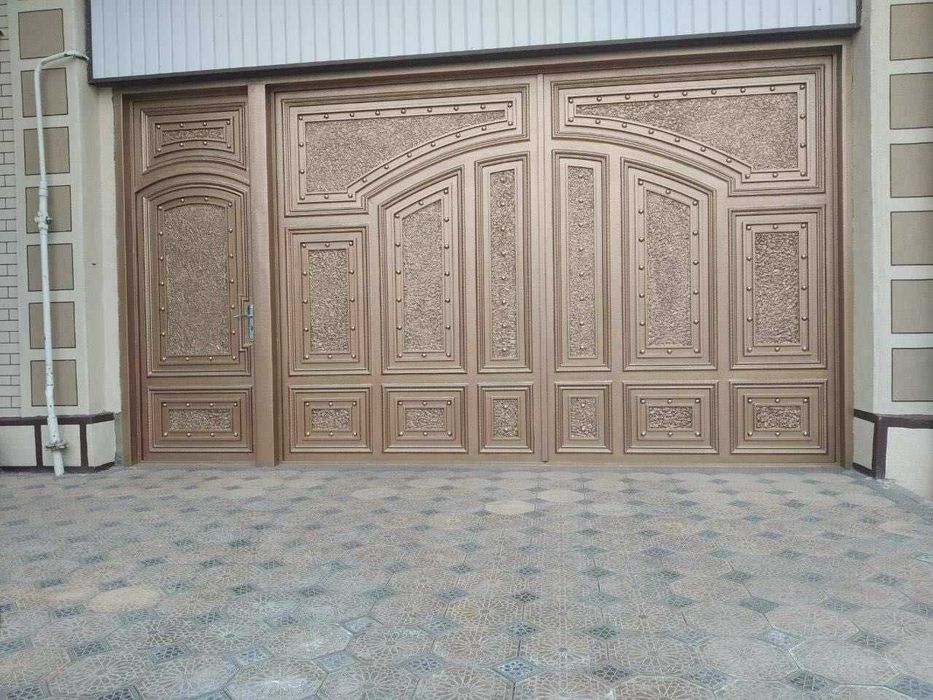Ворота Металлические железные стельные ворота, Temir darvoza, Naves