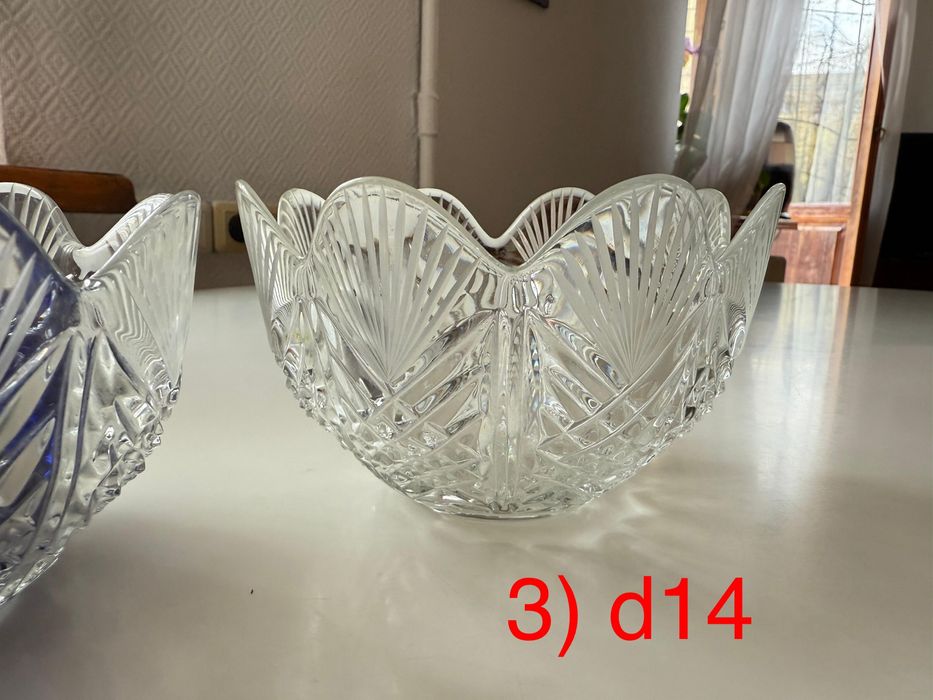 Хрусталь советский вазы салатницы