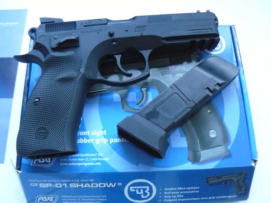 Pistol Airsoft CZ 75 SP-01 Shadow Arc/Spring,NOU,Produs Cu Licenta ASG
